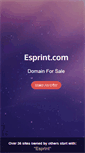 Mobile Screenshot of esprint.com