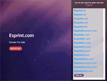 Tablet Screenshot of esprint.com